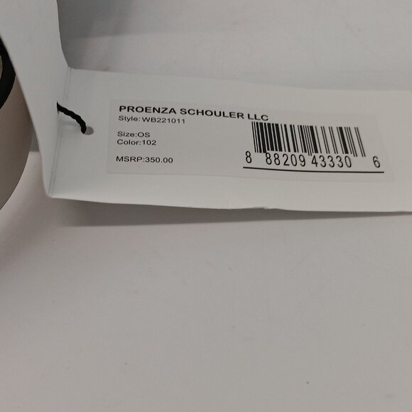 Proenza Schouler White Label Barrow Off-White Leather Bucket Bag - Picture 15 of 16